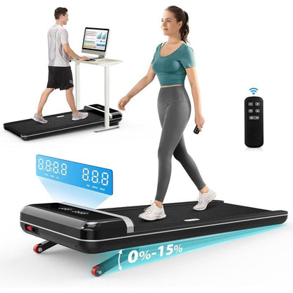 [Valentine'S Day Gift]Redliro under Desk Treadmill,Walking Pad for Home Office,2.25Hp Walking Jogging Machine with 265 Lbs Weight Treadmill Exercise Equipment Work Out